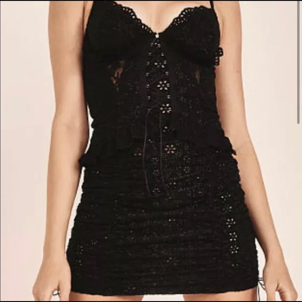 For love & lemons Sophie lace eyelet dress size M